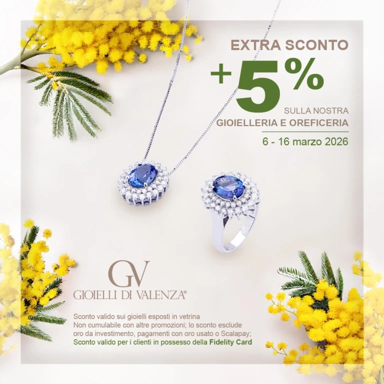 Gioielli di Valenza sconto