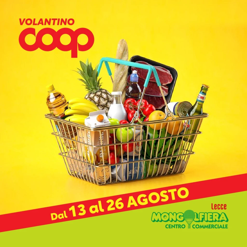 volantino COOP Agosto